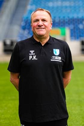 Team doctor Dr. Patrick Klein, 1 FC Magdeburg 2 Soccer Bundesliga portrait appointment 2 BL 2025 2026 official photo appointment 1 FC Magdeburg in the Avnet Arena in Magdeburg portrait, portrait, single picture, Germany, Soccer, men, GER, 16 07 2025 Christian Schroedter