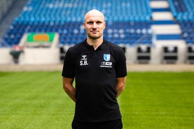 Co coach Silvio Bankert, 1 FC Magdeburg 2 Soccer Bundesliga portrait appointment 2 BL 2025 2026 official photo appointment 1 FC Magdeburg in the Avnet Arena in Magdeburg portrait, portrait, single picture, Germany, Soccer, Men, GER, 16 07 2025 Christian Schroedter
