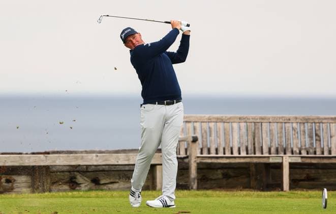 The 153rd Open Championship, Royal Portrush Golf Club, Co. Antrim 17 7 2025 Sepp Straka tees off on the 6th Sepp Straka tees off on the 6th 17 7 2025  Copyright: x INPHO BenxBradyx BB3_1746
