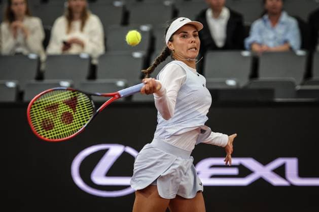 GER, Hamburg, xFSx, ATP250 Womens Tennis Tournament , MSC Hamburg Ladies Open 2025 , Round of 16 ,17 07 2025 v l Viktoriya Tomova BUL plays a forehand Copyright: HMBxMedia FernandoxSoares