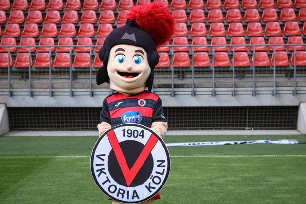 Mascot Viktor FC Viktoria Köln 1904 3 Liga, portrait date, 2025 2026, 17 07 2025 North Rhine-Westphalia Germany