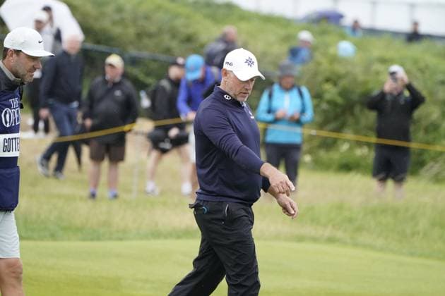 The 153rd Open Championship 2025 Lee Westwood In action on the 1st day TheÊ153rd Open Championship, Royal Portrush Golf Club (Dunluce Links) in Portrush, County Antrim, Northern Ireland, from Thursday, 17 July to Sunday, 20 July 2025. Copyright: xMarkxNewcombex