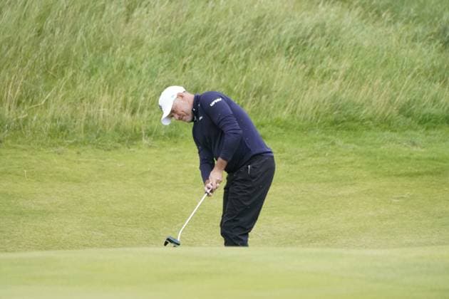 The 153rd Open Championship 2025 Lee Westwood In action on the 1st day TheÊ153rd Open Championship, Royal Portrush Golf Club (Dunluce Links) in Portrush, County Antrim, Northern Ireland, from Thursday, 17 July to Sunday, 20 July 2025. Copyright: xMarkxNewcombex