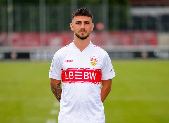 17 07 2025, Samuele Di Benedetto VfB Stuttgart II 3 Liga, portrait date 2025 2026,