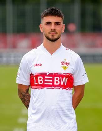 17 07 2025, Samuele Di Benedetto VfB Stuttgart II 3 Liga, portrait date 2025 2026,