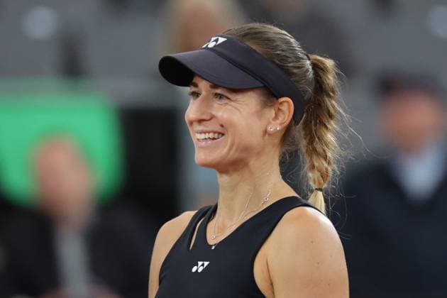 GER, Hamburg, xFSx, ATP250 Womens Tennis Tournament , MSC Hamburg Ladies Open 2025 , Round of 16 , 17 07 2025 v l Anna Bondar HUN during interview Copyright: HMBxMedia FernandoxSoares