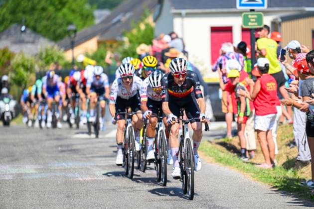Tour de France 2025 Stage 12 HAUTACAM, FRANCE - JULY 17 : Wellens Tim (BEL) of UAE Team Emirates - XRG in action during stage 12 of the 112th edition of Tour de France an UCI World Tour 2.UWT cycling road race stage for Men Elite of 181 km with start in Auch and finish in Hautacam on July 17, 2025 in Hautacam, France, 17 07 2025 ( Motordriver Kenny Verfaillie - Hautacam France  Copyright: xVincentxKalutx