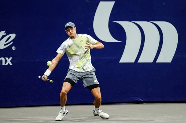 LOS CABOS TENNIS OPEN 2025 LOS CABOS TENNIS OPEN 2025 WALTON VS BASAVAREDDY 16072025 LOS CABOS, BAJA CALIFORNIA, MEXICO Photo of Adam Walton of Australia, during singles game of Los Cabos Tennis Open 2025 held at the Grand Stand of the Cabo Sports Complex of Los Cabos, Baja California, Mexico Photo Adam Walton of Australia, during singles game of Los Cabos Tennis Open 2025 held at the Grand Stand of the Cabo Sports Complex of Los Cabos, Baja California, Mexico PHOTO BY IMAGENSHOP AGENCIA FOTOGRAFICA LOS CABOS BAJA CALIFORNIA MEXICO Copyright: xIMAGENSHOPxAGENCIAxFOTOGRAFICAx