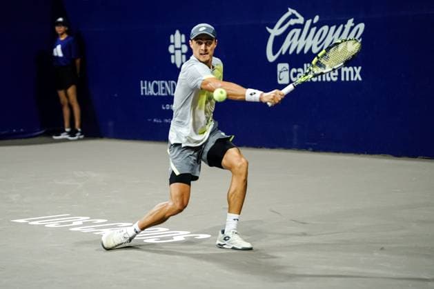 LOS CABOS TENNIS OPEN 2025 LOS CABOS TENNIS OPEN 2025 WALTON VS BASAVAREDDY 16072025 LOS CABOS, BAJA CALIFORNIA, MEXICO Photo of Adam Walton of Australia, during singles game of Los Cabos Tennis Open 2025 held at the Grand Stand of the Cabo Sports Complex of Los Cabos, Baja California, Mexico Photo Adam Walton of Australia, during singles game of Los Cabos Tennis Open 2025 held at the Grand Stand of the Cabo Sports Complex of Los Cabos, Baja California, Mexico PHOTO BY IMAGENSHOP AGENCIA FOTOGRAFICA LOS CABOS BAJA CALIFORNIA MEXICO Copyright: xIMAGENSHOPxAGENCIAxFOTOGRAFICAx
