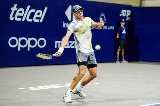 LOS CABOS TENNIS OPEN 2025 LOS CABOS TENNIS OPEN 2025 WALTON VS BASAVAREDDY 16072025 LOS CABOS, BAJA CALIFORNIA, MEXICO Photo of Adam Walton of Australia, during singles game of Los Cabos Tennis Open 2025 held at the Grand Stand of the Cabo Sports Complex of Los Cabos, Baja California, Mexico Photo Adam Walton of Australia, during singles game of Los Cabos Tennis Open 2025 held at the Grand Stand of the Cabo Sports Complex of Los Cabos, Baja California, Mexico PHOTO BY IMAGENSHOP AGENCIA FOTOGRAFICA LOS CABOS BAJA CALIFORNIA MEXICO Copyright: xIMAGENSHOPxAGENCIAxFOTOGRAFICAx