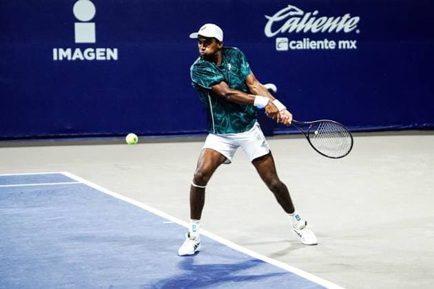 LOS CABOS TENNIS OPEN 2025 LOS CABOS TENNIS OPEN 2025 WALTON VS BASAVAREDDY 16072025 LOS CABOS, BAJA CALIFORNIA, MEXICO Photo of Nishesh Basavareddy of India, during singles game of Los Cabos Tennis Open 2025 held at the Grand Stand of the Cabo Sports Complex of Los Cabos, Baja California, Mexico Photo Nishesh Basabareddy of India, during singles game of Los Cabos Tennis Open 2025 held at the Grand Stand of the Cabo Sports Complex of Los Cabos, Baja California, Mexico PHOTO BY IMAGENSHOP AGENCIA FOTOGRAFICA LOS CABOS BAJA CALIFORNIA MEXICO Copyright: xIMAGENSHOPxAGENCIAxFOTOGRAFICAx