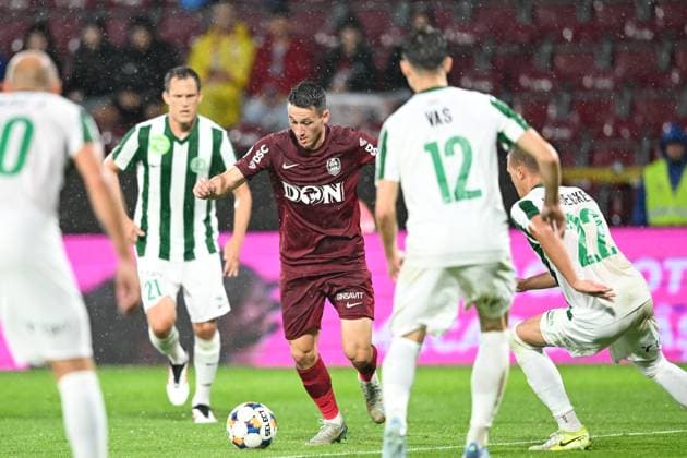 ROU, Cluj-Napoca: CFR 1907 Cluj goes against Paksi FC The match counting for the first qualifying round of UEFA Europa League was disputed on July 17 th 2025 on Dr Constantin Radulescu Stadium Copyright: xAncaxTepeix