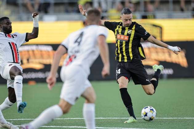 Gothenburg, SWEDEN 20250717 Häckens Amor Layouni during Thursdays Europa League qualifier between BK Häcken and Spartak Trnava at Bravida Arena Gothenburg SWEDEN x9200x  Copyright: xBjörnxLarssonxRosvall TTx KVAL EUROPA LEAGUE HÄCKEN - SPARTAK TRNAVA