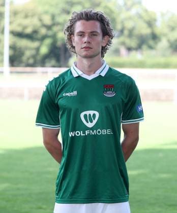 1 FC Schweinfurt 05, 3 Liga, Porträttermin 2025 2026 David Angleberger 1 FC Schweinfurt 05 , single picture, portrait, portrait format Schweinfurt Sachs Stadion Bayern Germany