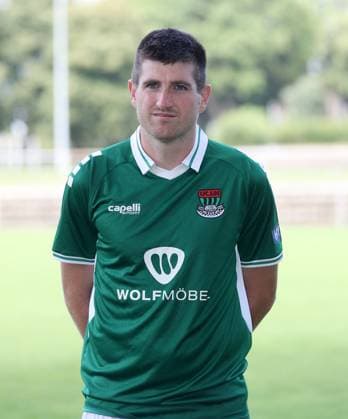 1 FC Schweinfurt 05, 3 Liga, Porträttermin 2025 2026 Kevin Fery 1 FC Schweinfurt 05 , single picture, portrait, portrait format Schweinfurt Sachs Stadion Bayern Germany