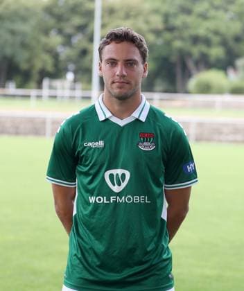 1 FC Schweinfurt 05, 3 Liga, Porträttermin 2025 2026 Tim Latteier 1 FC Schweinfurt 05 , single picture, portrait, portrait format Schweinfurt Sachs Stadion Bayern Germany
