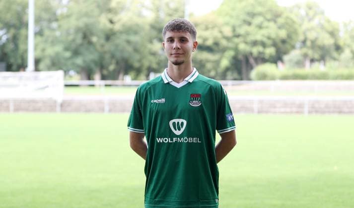 1 FC Schweinfurt 05, 3 Liga, Porträttermin 2025 2026 Altin Ibisi 1 FC Schweinfurt 05 , single picture, portrait, landscape format Schweinfurt Sachs Stadion Bayern Germany