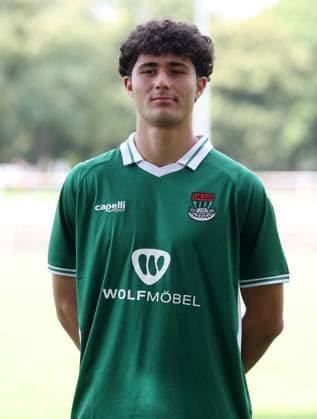 1 FC Schweinfurt 05, 3 Liga, Porträttermin 2025 2026 Luka Kalandia 1 FC Schweinfurt 05 , single picture, portrait, portrait format Schweinfurt Sachs Stadion Bayern Germany