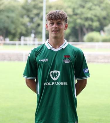 1 FC Schweinfurt 05, 3 Liga, Porträttermin 2025 2026 Valentin Schmitt 1 FC Schweinfurt 05 , single picture, portrait, portrait format Schweinfurt Sachs Stadion Bayern Germany
