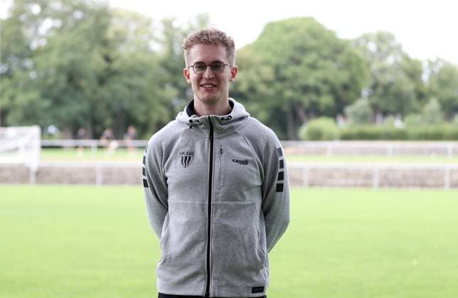 1 FC Schweinfurt 05, 3 Liga, Porträttermin 2025 2026 Physiotheraupeut Dominic Schlott 1 FC Schweinfurt 05 , single picture, portrait, landscape format Schweinfurt Sachs Stadion Bayern Germany