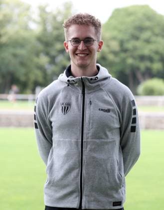 1 FC Schweinfurt 05, 3 Liga, Porträttermin 2025 2026 Physiotheraupeut Dominic Schlott 1 FC Schweinfurt 05 , single picture, portrait, portrait format Schweinfurt Sachs Stadion Bayern Germany