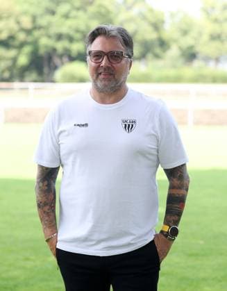 1 FC Schweinfurt 05, 3 Liga, Porträttermin 2025 2026 Managing Director and Chairman of the Board Markus Wolf 1 FC Schweinfurt 05 , single picture, portrait, portrait format Schweinfurt Sachs Stadium Bavaria Germany