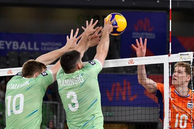 Volleyball, Nations League, Slovenia - Netherlands