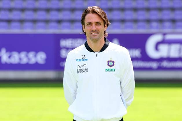 Team presentation Erz Aue 3 Liga goalkeeper coach Georgios Berneanou, FC Erzgebirge Aue 3 Liga, portrait date 2025 2026 , Aue, 17 07 2025, Erzgebirgsstadion, Football , For editorial use only Only editorial use