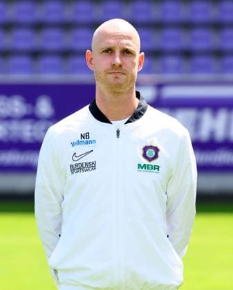 Team presentation Erz Aue 3 Liga athletics trainer Nils Brendel, FC Erzgebirge Aue 3 Liga, portrait date 2025 2026 , Aue, 17 07 2025, Erzgebirgsstadion, soccer , For editorial use only Only editorial use
