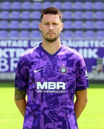Team presentation Erz Aue 3 Liga Ryan Malone, FC Erzgebirge Aue 3 Liga, Porträttermin 2025 2026 , Aue, 17 07 2025, Erzgebirgsstadion, Fußball , For editorial use only Only editorial use