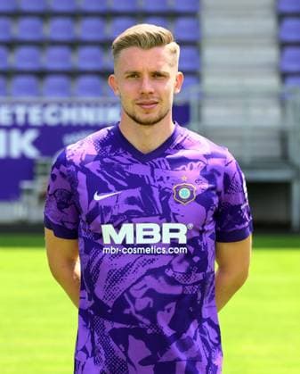 Team presentation Erz Aue 3 Liga Erik Majetschak, FC Erzgebirge Aue 3 Liga, Porträttermin 2025 2026 , Aue, 17 07 2025, Erzgebirgsstadion, Fußball , For editorial use only Only editorial use