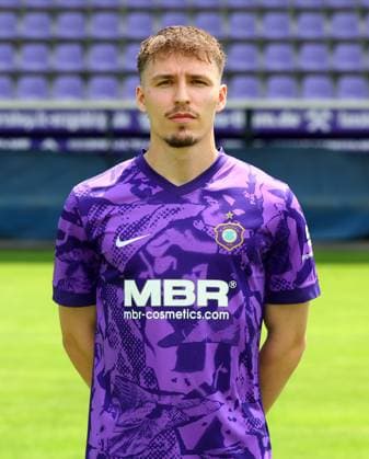 Team presentation Erz Aue 3 Liga Maximilian Schmid, FC Erzgebirge Aue 3 Liga, Porträttermin 2025 2026 , Aue, 17 07 2025, Erzgebirgsstadion, Fußball , For editorial use only Only editorial use