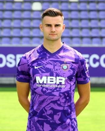 Team presentation Erz Aue 3 Liga Tristan Zobel, FC Erzgebirge Aue 3 Liga, Porträttermin 2025 2026 , Aue, 17 07 2025, Erzgebirgsstadion, Fußball , For editorial use only Only editorial use