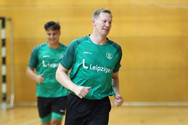 HBL1 Training kick-off of SC DHfK Leipzig, 17 07 25 Adam Lönn 15, SC DHfK Leipzig Handball, DAIKIN HBL, Season 2025 2026, Training kick-off of SC DHfK Leipzig on 17 07 25 in the Quarterback Immobilien Arena Leipzig Kleine Arena Copyright: xBEAUTIFULxSPORTS JanxKaeferx