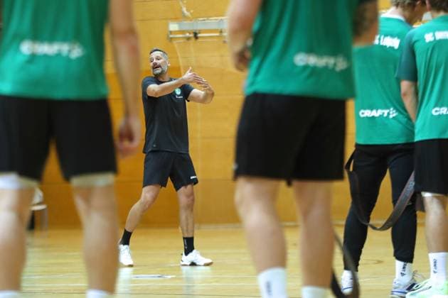 HBL1 Training kick-off of SC DHfK Leipzig, 17 07 25 Athletic trainer Hagen Pietrek SC DHfK Leipzig Handball, DAIKIN HBL, Season 2025 2026, Training kick-off of SC DHfK Leipzig on 17 07 25 in the Quarterback Immobilien Arena Leipzig Kleine Arena Copyright: xBEAUTIFULxSPORTS JanxKaeferx