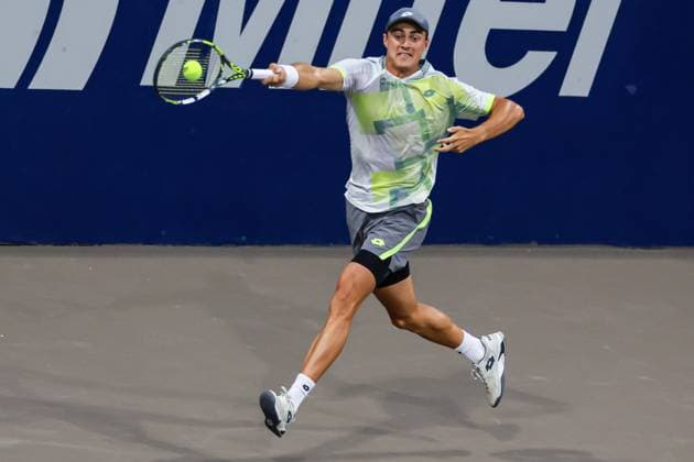 LOS CABOS TENNIS TENNIS OPEN 2025 LOS CABOS TENNIS OPEN 2025 WALTON VS DUCKWORTH 17072025 LOS CABOS, BAJA CALIFORNIA, MEXICO Photo of Adam Walton of Australia, during quarter final singles game of Los Cabos Tennis Open 2025 held at the Grand Stand of the Cabo Sports Complex of Los Cabos, Baja California, Mexico Photo of Denis Shapovalov, during quarter final singles game of Los Cabos Tennis Open 2025 held at the Grand Stand of the Cabo Sports Complex of Los Cabos, Baja California, Mexico PHOTO BY IMAGENSHOP AGENCIA FOTOGRAFICA LOS CABOS BAJA CALIFORNIA MEXICO Copyright: xIMAGENSHOPxAGENCIAxFOTOGRAFICAx