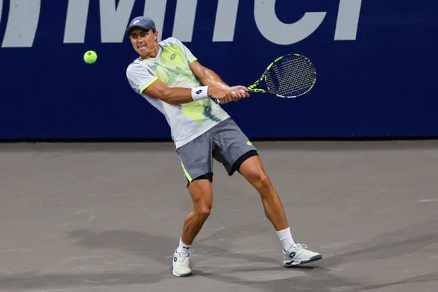 LOS CABOS TENNIS TENNIS OPEN 2025 LOS CABOS TENNIS OPEN 2025 WALTON VS DUCKWORTH 17072025 LOS CABOS, BAJA CALIFORNIA, MEXICO Photo of Adam Walton of Australia, during quarter final singles game of Los Cabos Tennis Open 2025 held at the Grand Stand of the Cabo Sports Complex of Los Cabos, Baja California, Mexico Photo of Denis Shapovalov, during quarter final singles game of Los Cabos Tennis Open 2025 held at the Grand Stand of the Cabo Sports Complex of Los Cabos, Baja California, Mexico PHOTO BY IMAGENSHOP AGENCIA FOTOGRAFICA LOS CABOS BAJA CALIFORNIA MEXICO Copyright: xIMAGENSHOPxAGENCIAxFOTOGRAFICAx