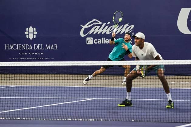 LOS CABOS TENNIS OPEN 2025 LOS CABOS TENNIS OPEN 2025 CASH TRACY VS RAM HARRISON 17072025 LOS CABOS, BAJA CALIFORNIA, MEXICO Photo of Rajeev Ram and Christian Harrison of the USA, during quarter final doubles game of Los Cabos Tennis Open 2025 held at the Court 1 of the Cabo Sports Complex of Los Cabos, Baja California, Mexico Photo Rajeev Ram and Christian Harrison of the USA, during quarter final doubles game of Los Cabos Tennis Open 2025 held at the Court 1 of the Cabo Sports Complex of Los Cabos, Baja California, Mexico PHOTO BY IMAGENSHOP AGENCIA FOTOGRAFICA LOS CABOS BAJA CALIFORNIA MEXICO Copyright: xIMAGENSHOPxAGENCIAxFOTOGRAFICAx