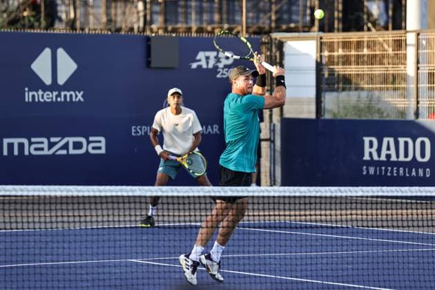 LOS CABOS TENNIS OPEN 2025 LOS CABOS TENNIS OPEN 2025 CASH TRACY VS RAM HARRISON 17072025 LOS CABOS, BAJA CALIFORNIA, MEXICO Photo of Rajeev Ram and Christian Harrison of the USA, during quarter final doubles game of Los Cabos Tennis Open 2025 held at the Court 1 of the Cabo Sports Complex of Los Cabos, Baja California, Mexico Photo Rajeev Ram and Christian Harrison of the USA, during quarter final doubles game of Los Cabos Tennis Open 2025 held at the Court 1 of the Cabo Sports Complex of Los Cabos, Baja California, Mexico PHOTO BY IMAGENSHOP AGENCIA FOTOGRAFICA LOS CABOS BAJA CALIFORNIA MEXICO Copyright: xIMAGENSHOPxAGENCIAxFOTOGRAFICAx