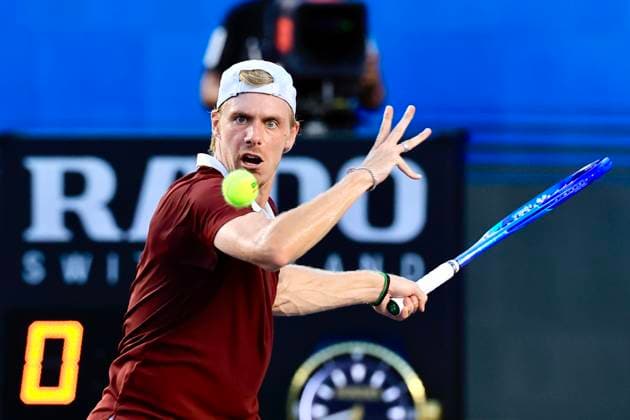 LOS CABOS TENNIS OPEN 2025, LOS CABOS TENNIS OPEN 2025 SCHOOLKATE VS SHAPOVALOV 17072025 LOS CABOS, BAJA CALIFORNIA, MEXICO Action photo of Denis Shapovalov of Canada, during quarter final singles game of Los Cabos Tennis Open 2025 held at the Mextenis Stadium of the Cabo Sports Complex of Los Cabos, Baja California, Mexico Action photo of Denis Shapovalov of Canada, during quarter final singles game of Los Cabos Tennis Open 2025 held at the Mextenis Stadium of the Cabo Sports Complex of Los Cabos, Baja California, Mexico PHOTO BY IMAGENSHOP AGENCIA FOTOGRAFICA LOS CABOS BAJA CALIFORNIA MEXICO Copyright: xIMAGENSHOPxAGENCIAxFOTOGRAFICAx