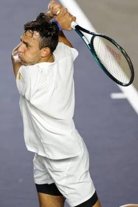 LOS CABOS TENNIS TENNIS OPEN 2025 LOS CABOS TENNIS OPEN 2025 RUBLEV VS NAVA 17072025 LOS CABOS, BAJA CALIFORNIA, MEXICO Action photo of Emilio Nava of the USA, during quarter final singles game of Los Cabos Tennis Open 2025 held at the Mextenis Stadium of the Cabo Sports Complex of Los Cabos, Baja California, Mexico Action photo of Emilio Nava of the USA, during quarter final singles game of Los Cabos Tennis Open 2025 held at the Mextenis Stadium of the Cabo Sports Complex of Los Cabos, Baja California, Mexico PHOTO BY IMAGENSHOP AGENCIA FOTOGRAFICA LOS CABOS BAJA CALIFORNIA MEXICO Copyright: xIMAGENSHOPxAGENCIAxFOTOGRAFICAx