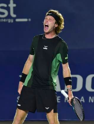 LOS CABOS TENNIS TENNIS OPEN 2025 LOS CABOS TENNIS OPEN 2025 RUBLEV VS NAVA 17072025 LOS CABOS, BAJA CALIFORNIA, MEXICO Action photo of Andrey Rublev of Russia, during quarter final singles game of Los Cabos Tennis Open 2025 held at the Mextenis Stadium of the Cabo Sports Complex of Los Cabos, Baja California, Mexico Action photo of Andrey Rublev of Russia, during quarter final singles game of Los Cabos Tennis Open 2025 held at the Mextenis Stadium of the Cabo Sports Complex of Los Cabos, Baja California, Mexico PHOTO BY IMAGENSHOP AGENCIA FOTOGRAFICA LOS CABOS BAJA CALIFORNIA MEXICO Copyright: xIMAGENSHOPxAGENCIAxFOTOGRAFICAx