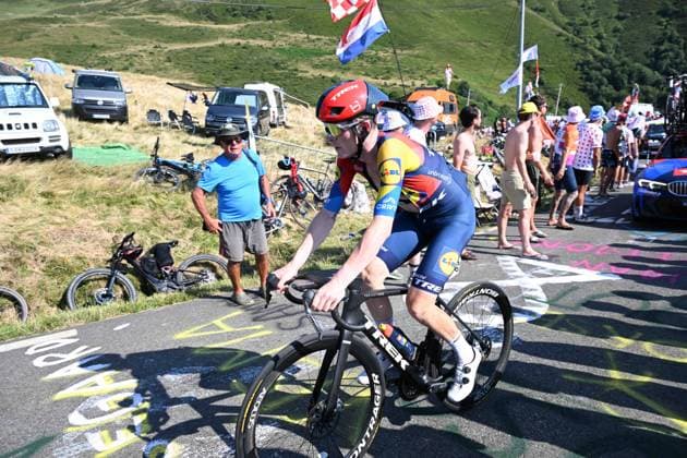 17-07-2025 Tour De France; Tappa 12 Auch - Hautacam; 2025, Lidl - Trek; Skjelmose Jensen, Mattias; Hautacam; 