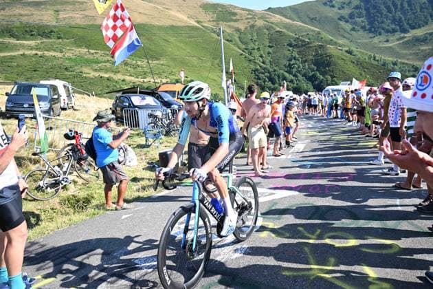 17-07-2025 Tour De France; Tappa 12 Auch - Hautacam; 2025, Decathlon - Ag2r La Mondiale; Paret Peintre, Aurelien; Hautacam; 