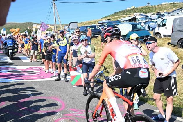 17-07-2025 Tour De France; Tappa 12 Auch - Hautacam; 2025, Ineos Grenadiers; Rodriguez Cano, Carlos; Hautacam; 