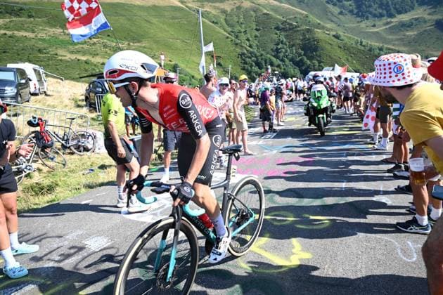 17-07-2025 Tour De France; Tappa 12 Auch - Hautacam; 2025, Arkea - Beb Hotel; Rodriguez Martin, Cristian; Hautacam; 