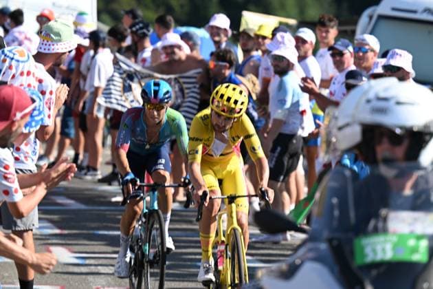 17-07-2025 Tour De France; Tappa 12 Auch - Hautacam; 2025, Ef Education - Easypost; 2025, Xds - Astana; Healy, Ben; Velasco, Simone; Hautacam; 