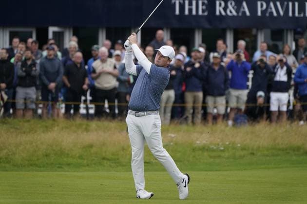The 153rd Open Championship 2025 Robert MACINTYRE In action on the 1st hole the 2nd day TheÊ153rd Open Championship, Royal Portrush Golf Club (Dunluce Links) in Portrush, County Antrim, Northern Ireland, from Thursday, 17 July to Sunday, 20 July 2025. Copyright: xMarkxNewcombex
