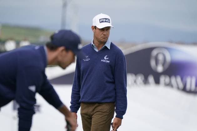 The 153rd Open Championship 2025 Harris English In action on the 1st hole the 2nd day TheÊ153rd Open Championship, Royal Portrush Golf Club (Dunluce Links) in Portrush, County Antrim, Northern Ireland, from Thursday, 17 July to Sunday, 20 July 2025. Copyright: xMarkxNewcombex