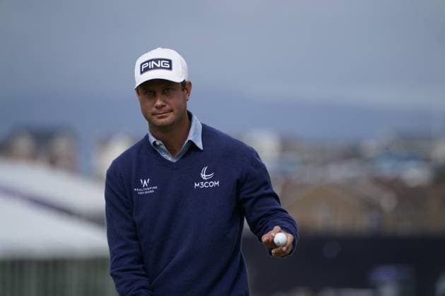 The 153rd Open Championship 2025 Harris English In action on the 1st hole the 2nd day TheÊ153rd Open Championship, Royal Portrush Golf Club (Dunluce Links) in Portrush, County Antrim, Northern Ireland, from Thursday, 17 July to Sunday, 20 July 2025. Copyright: xMarkxNewcombex